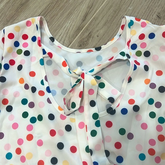 Polka-Dot Blouse - Picture 4 of 4